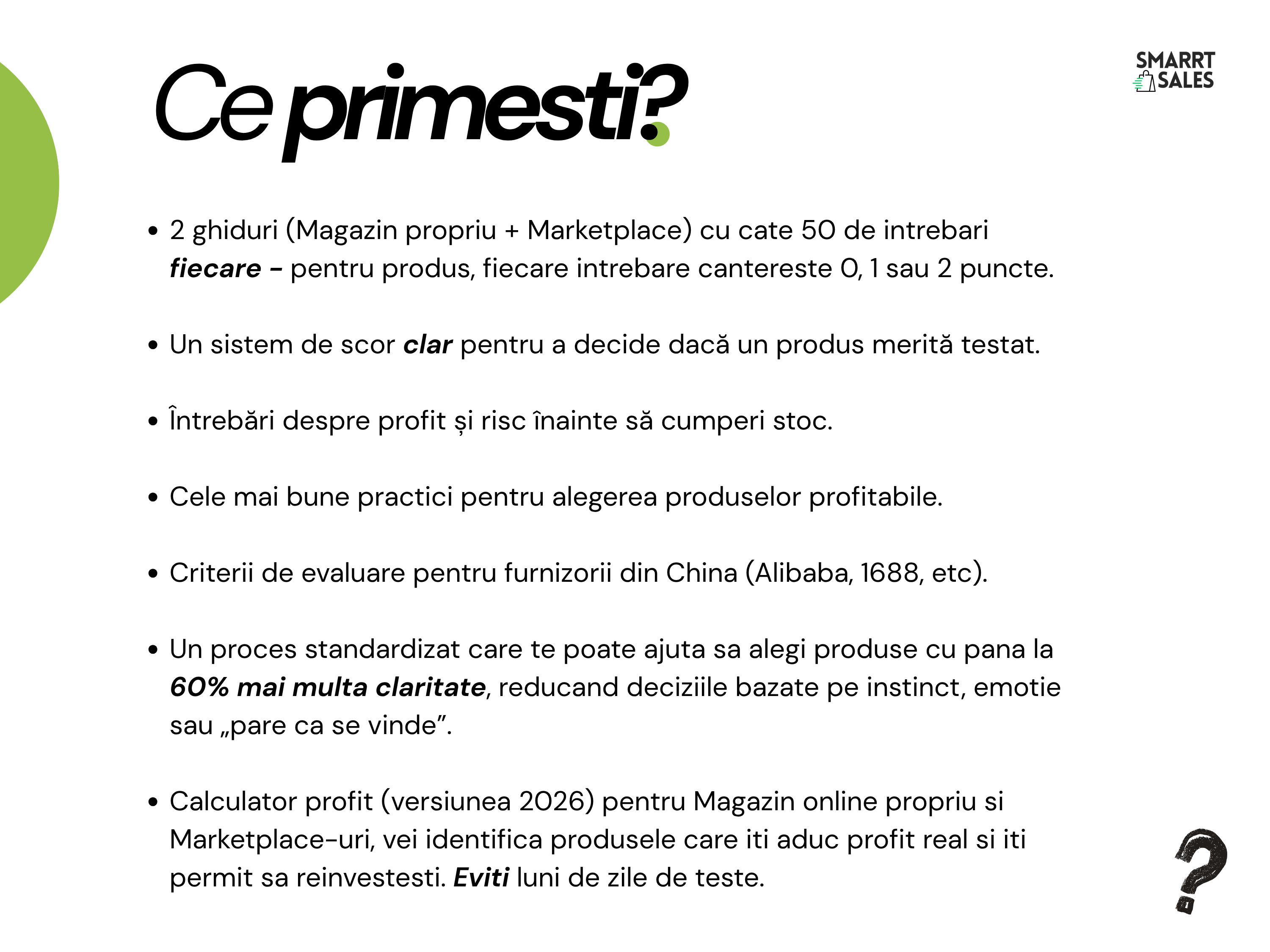 Ghid de Validare Produse pentru E-commerce + Calculator Profit E-commerce (versiunea 2026)