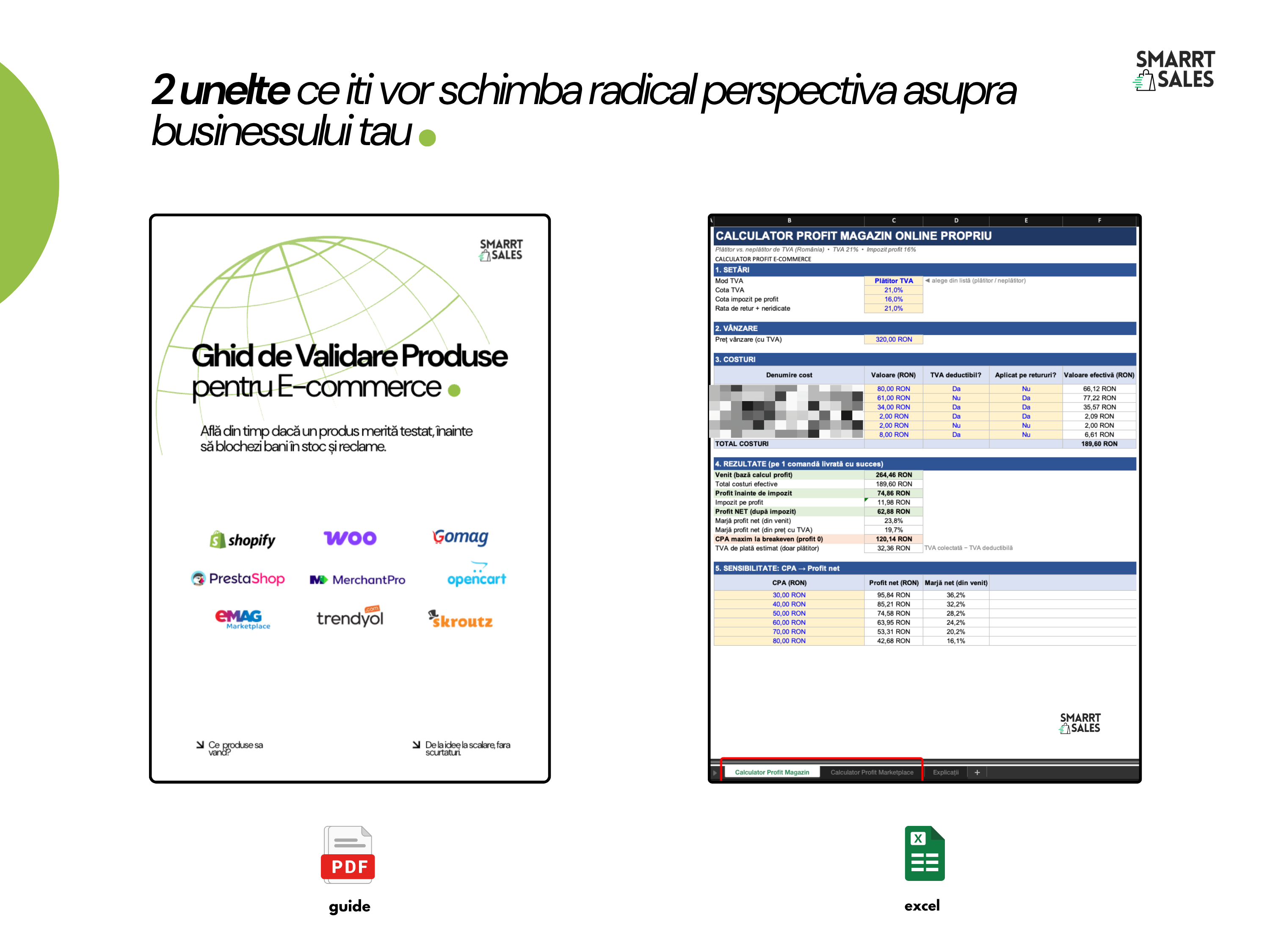 Ghid de Validare Produse pentru E-commerce + Calculator Profit E-commerce (versiunea 2026)