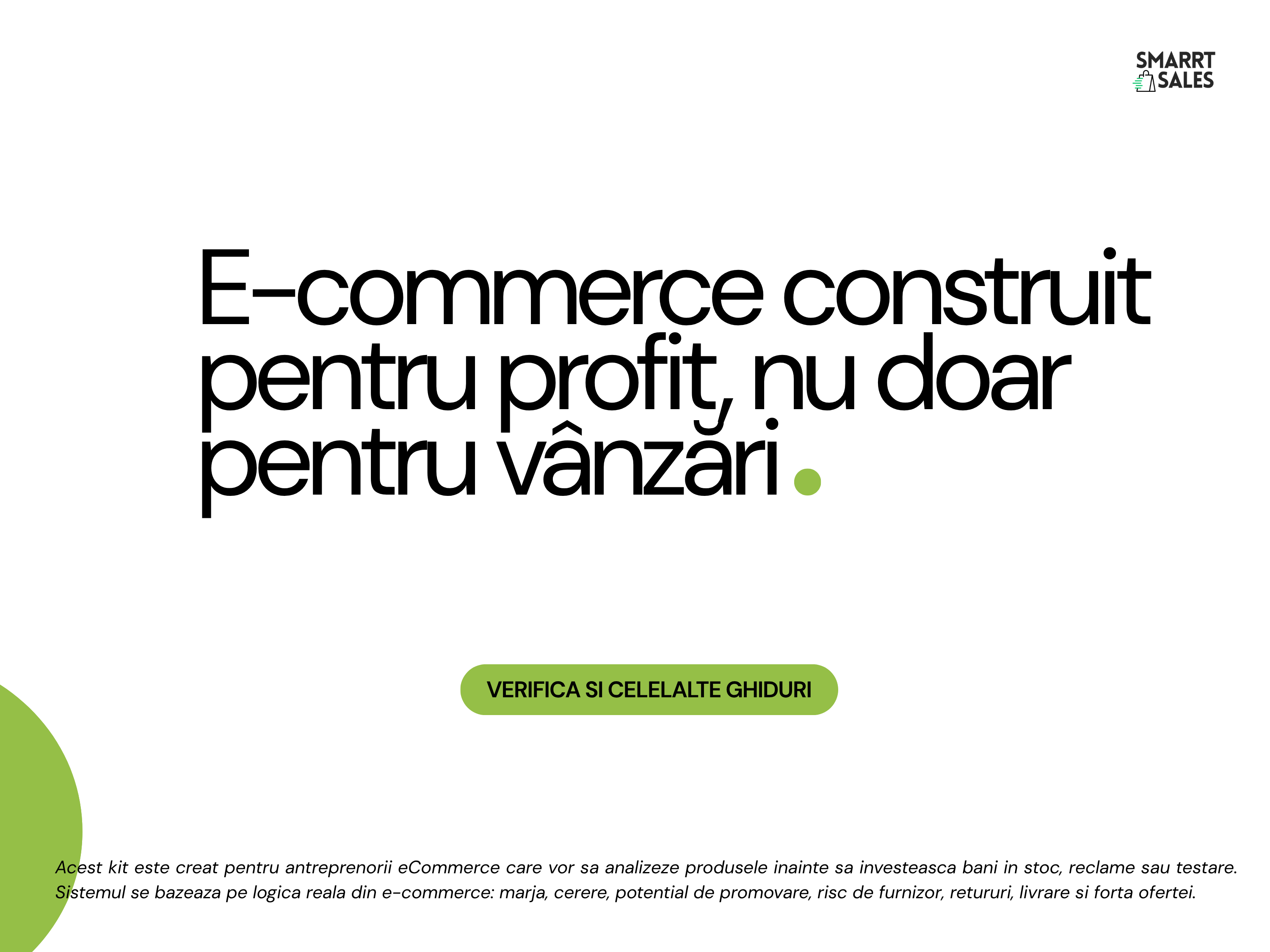 Ghid de Validare Produse pentru E-commerce + Calculator Profit E-commerce (versiunea 2026)
