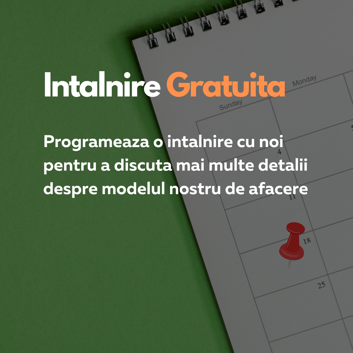 Programeaza o intalnire gratuita